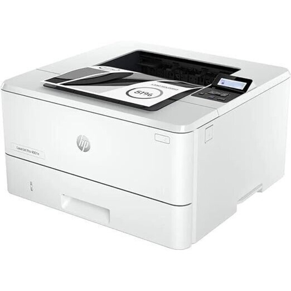 HP LaserJet Pro 4001n Laser Printer, Black And White Mobile Print Up to 80,000
